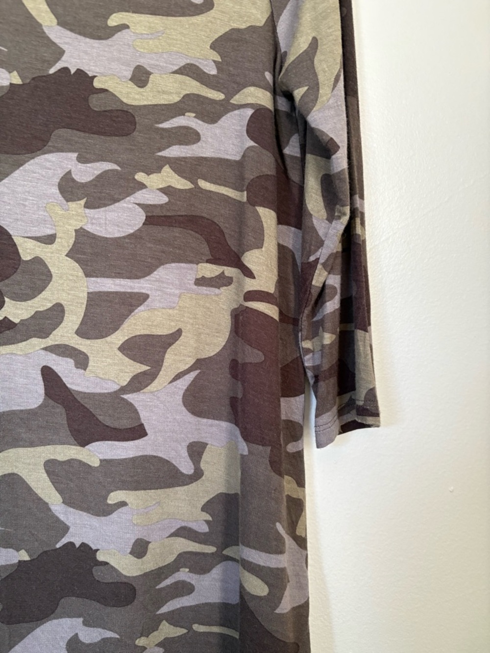 Zenana Outfitters Camo Tunic Mini Dress Size Small - Picture 6 of 11